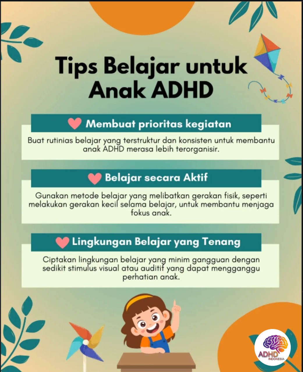 Strategi Belajar yang Cocok untuk Anak ADHD di Kabupaten Maluku Barat Daya